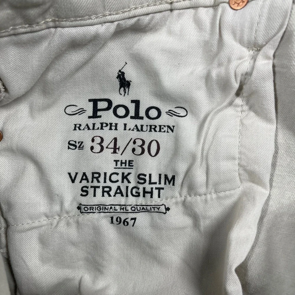 Polo Ralph Lauren Varick Slim Straight Men's‎ Khaki Chinos Size 34(35)x30